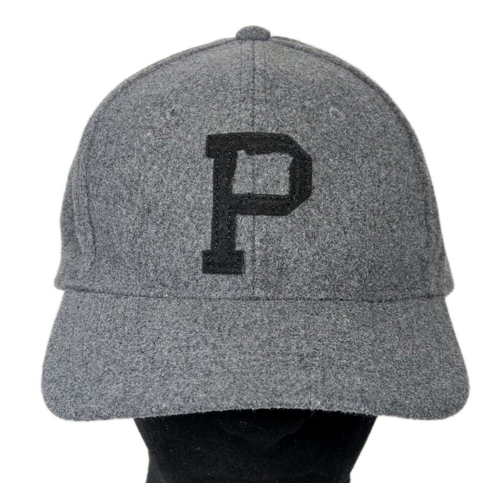 Portland Gear P Cap Classic Gray Wool Blend Strapback Baseball Hat